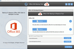 Download Aryson Office 365 Backup &amp; Restore Tool