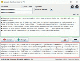 Download Paranoia Text Encryption for PC 15.0.1