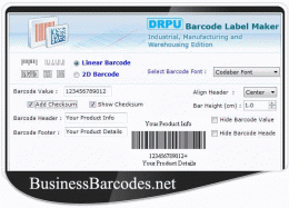 Download Warehousing Barcode Generator 8.3.0.1