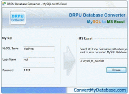 Download MySQL to MS Excel Database Converter