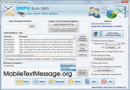 Download Mobile Bulk Text Messaging