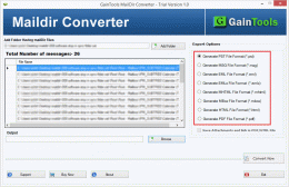 Download GainTools Maildir Converter free for Win
