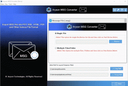 Download Aryson MSG File Converter