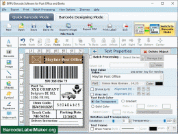 Download Courier Post Mailer Barcode Labels