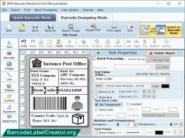 Download Post Office Barcode Label Creator