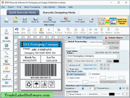Download Software Packaging Barcode Label