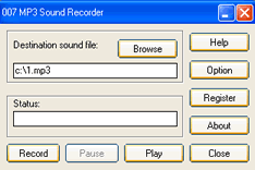 Download 007 MP3 Sound Recorder