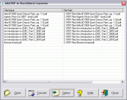 Download 3A PDF to Word Batch Converter