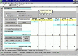 Download Budget Tool Business Excel 2.1