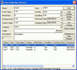 Download Coin Collection Wizard 1.01