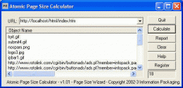 Download Atomic WebPage Size Calculator 1.01